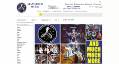 Desktop Screenshot of mammothmusic.com
