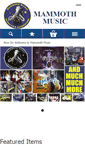 Mobile Screenshot of mammothmusic.com